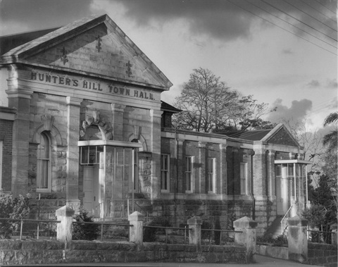 Hunters Hill Town Hall in 1960