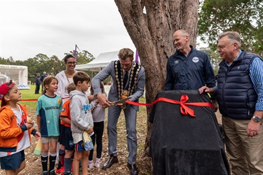 Photo from the Gladesville Reserve Official Opening