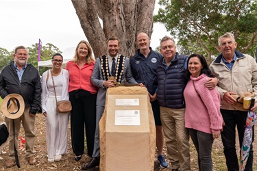 Photo from the Gladesville Reserve Official Opening