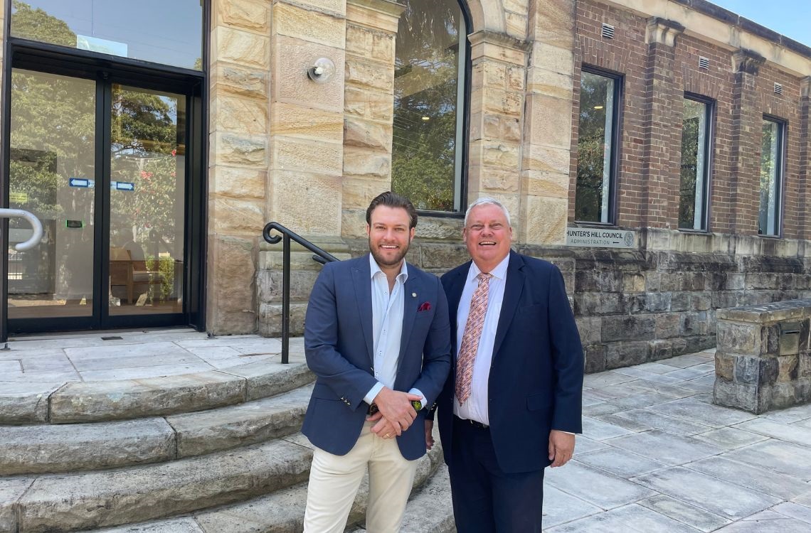 Mayor Zac Miles pictured with new General Manager Nick Tobin.jpg