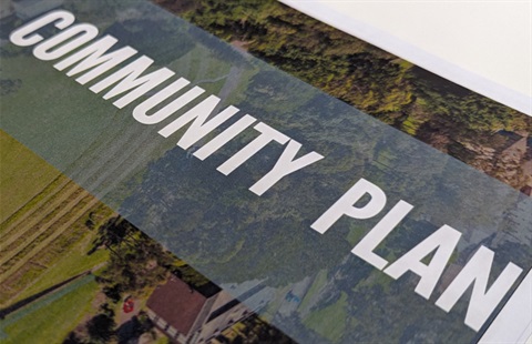 Community Plan Landing page for Corporate and Strategic Plans