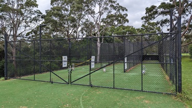 Boronia Park cricket batting cages, three lanes.