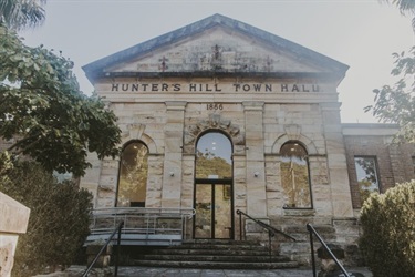 Front of Town Hall